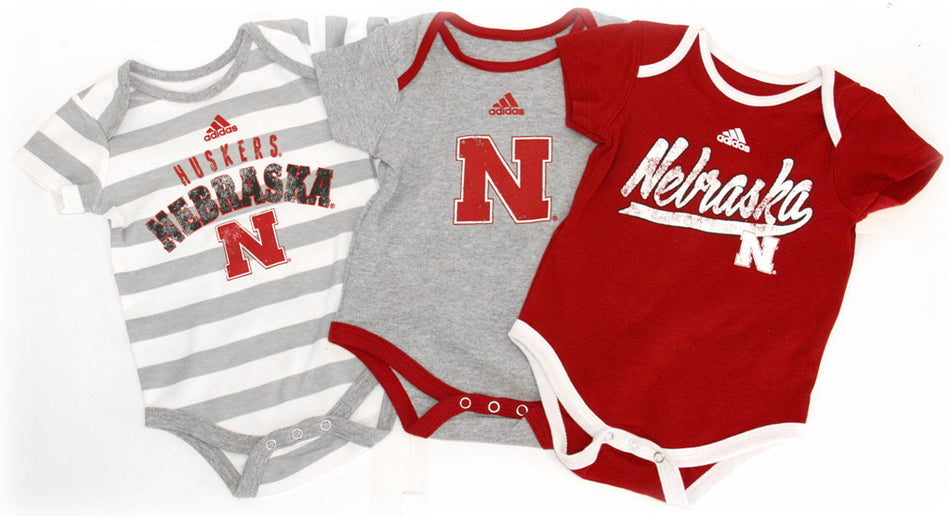 Adidas Huskers Infant Onesie 3 Pack