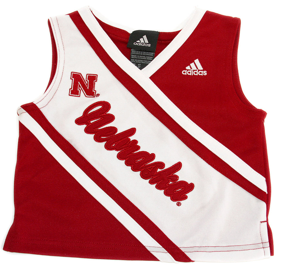 Adidas Huskers 2 Piece Girl's Cheerleader Set