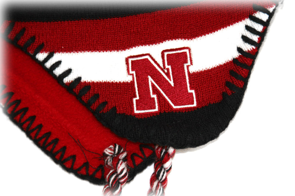 Adidas Kids Knit Stocking Cap with Tassels and Pom