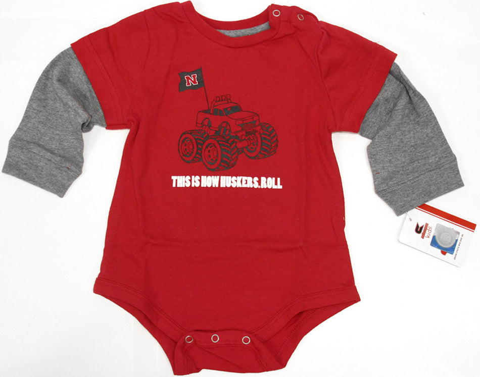 Red/Grey Monster Onesie