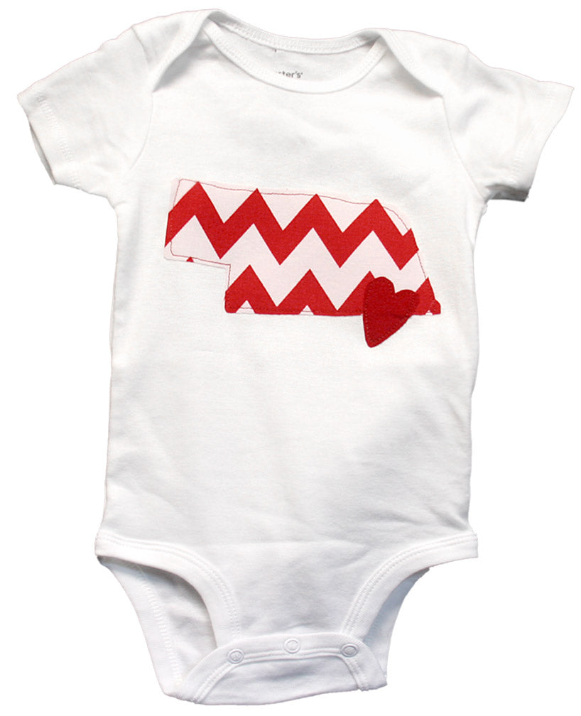 Chevron NE Onesie