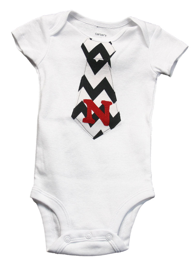 Chevron Tie Onsie