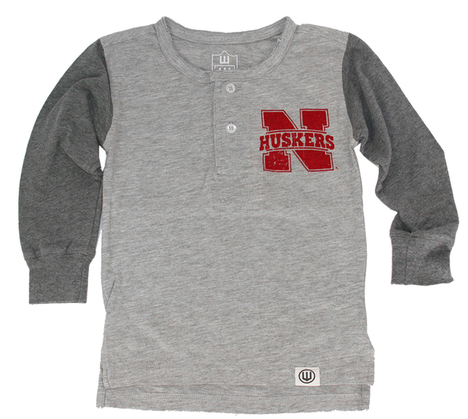 Youth Huskers Henley