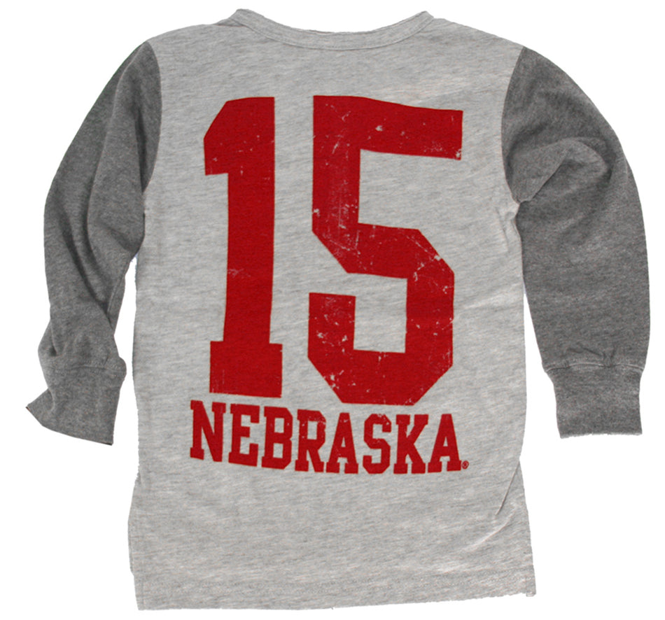 Youth Huskers Henley