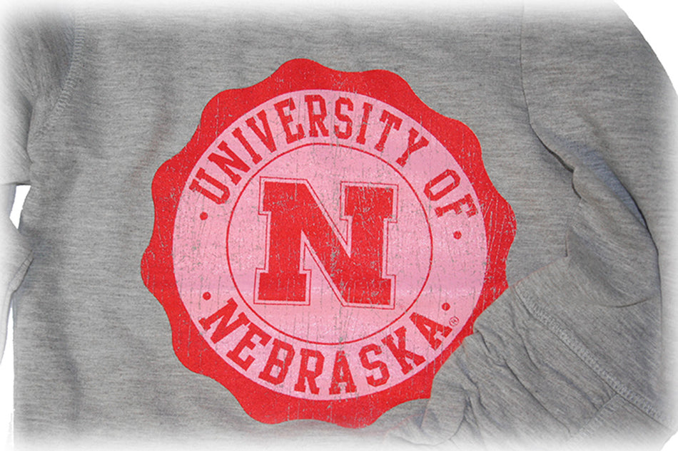 Kids University of Nebraska Crest Crew Sweatshirt