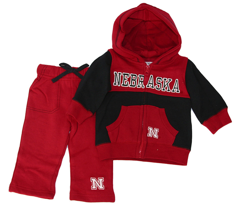 Nebraska N Fleece Pant and Jacket Set