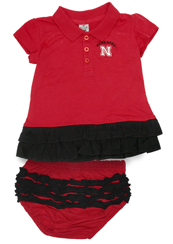 Husker N Bella Ruffle Dress