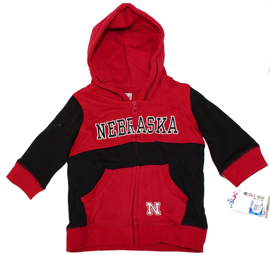 Nebraska Infant Midfield Fleece Set