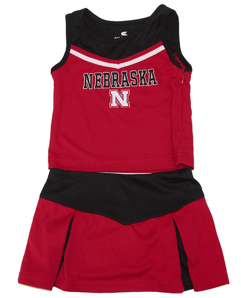 Nebraska Infant Colsseum Girls Cheer Set