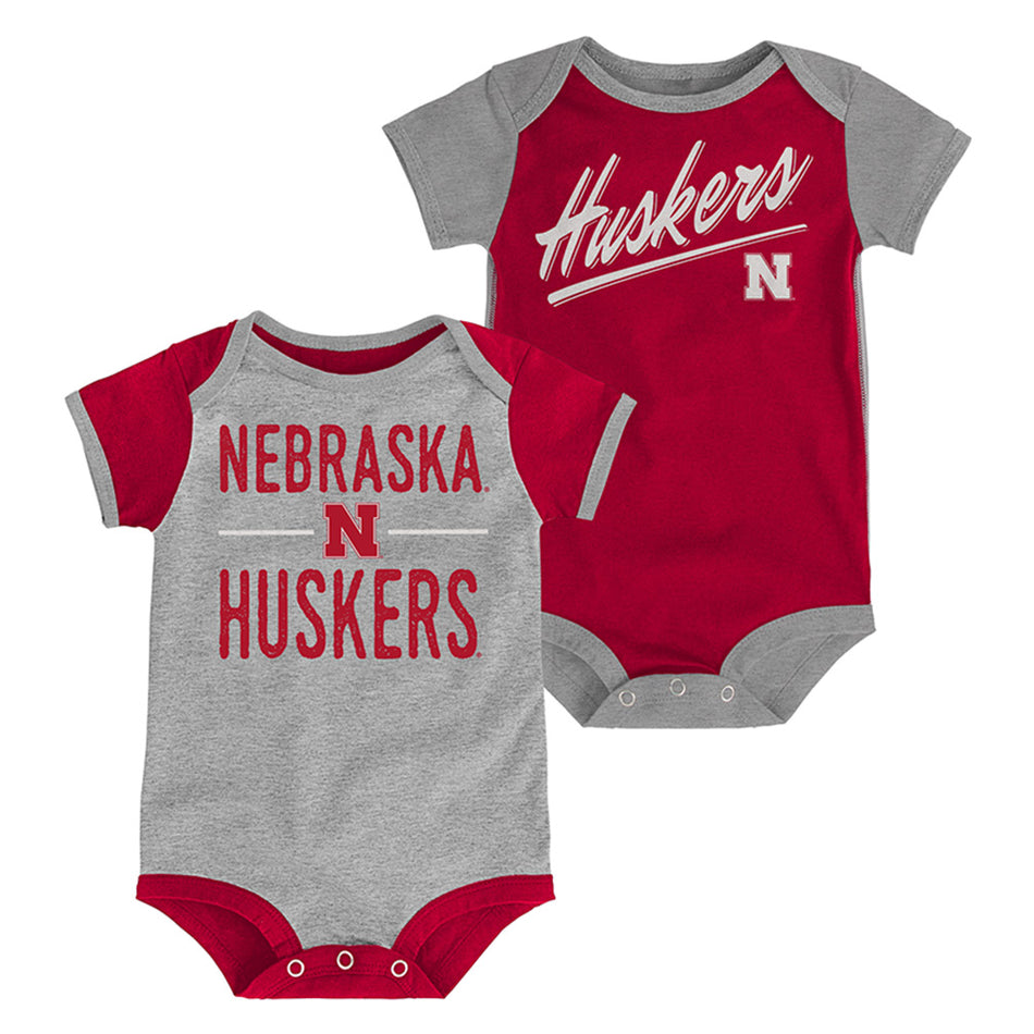 Adidas Nebraska Infants Two Piece Onesie Set