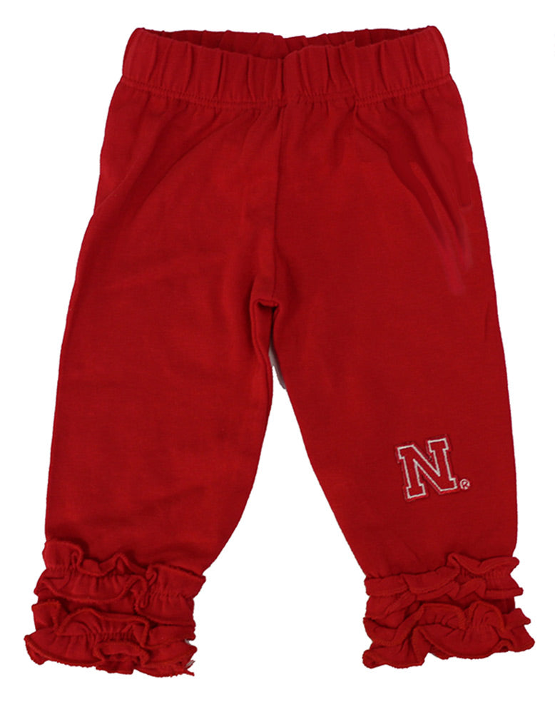 Nebraska Infants Ruffle Legging