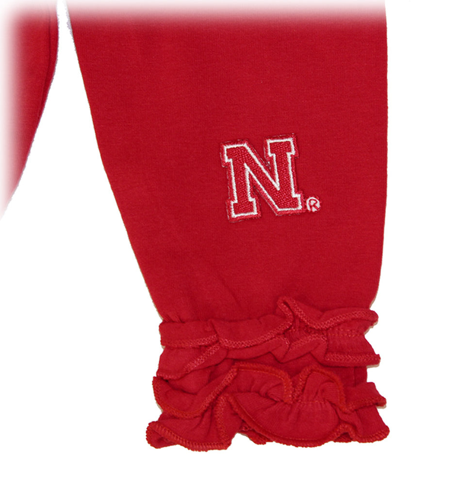 Nebraska Infants Ruffle Legging