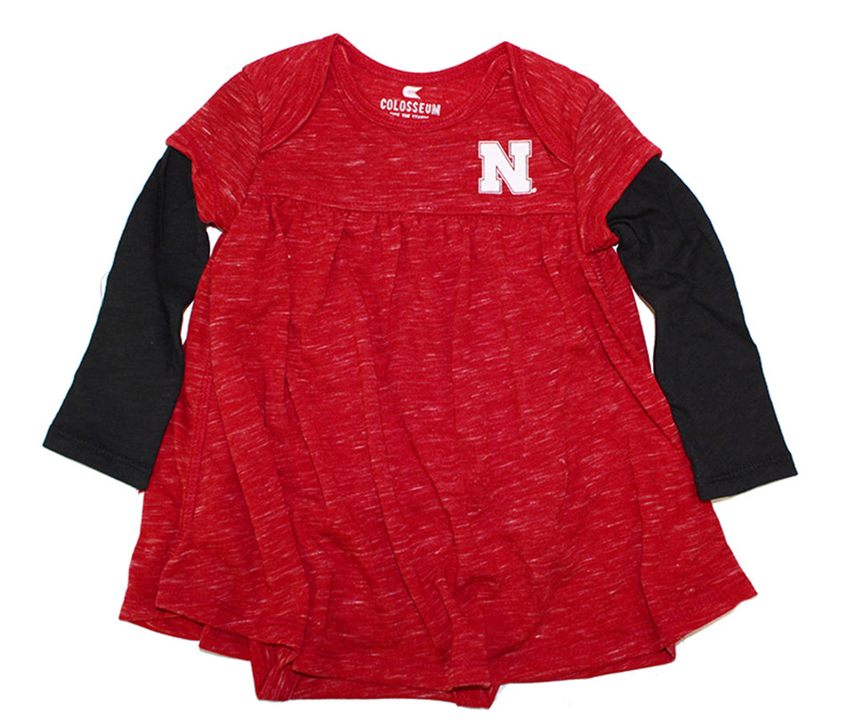 Lil Nebraska Gals Dress Onesie