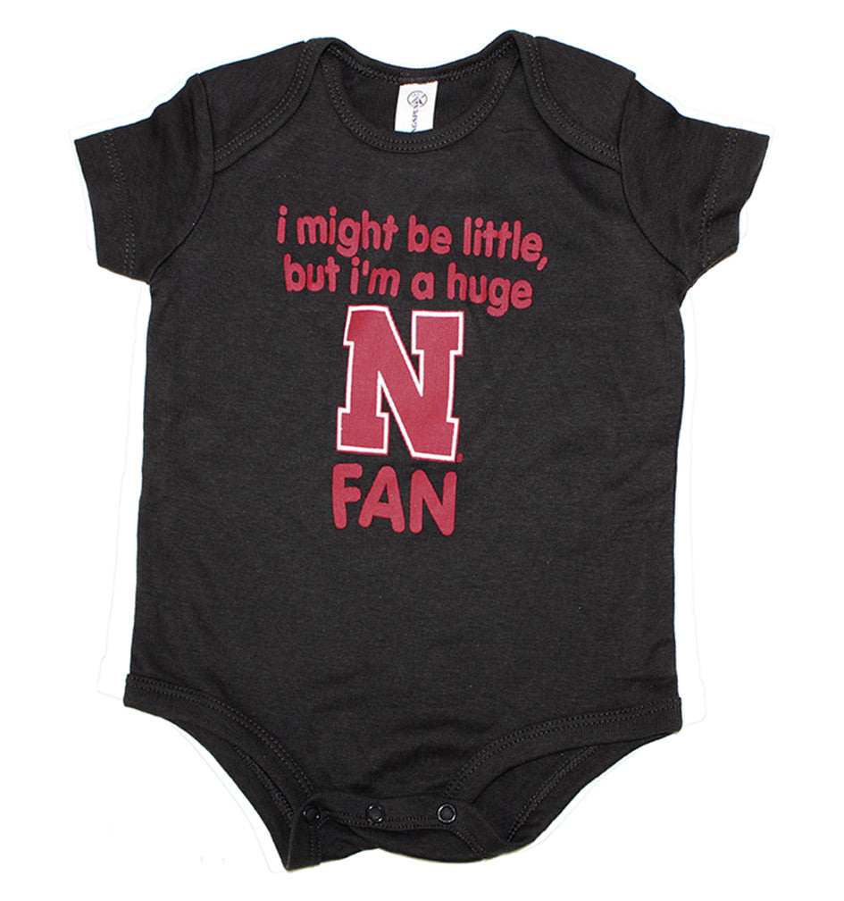 Huge Little Husker Fan Onesie