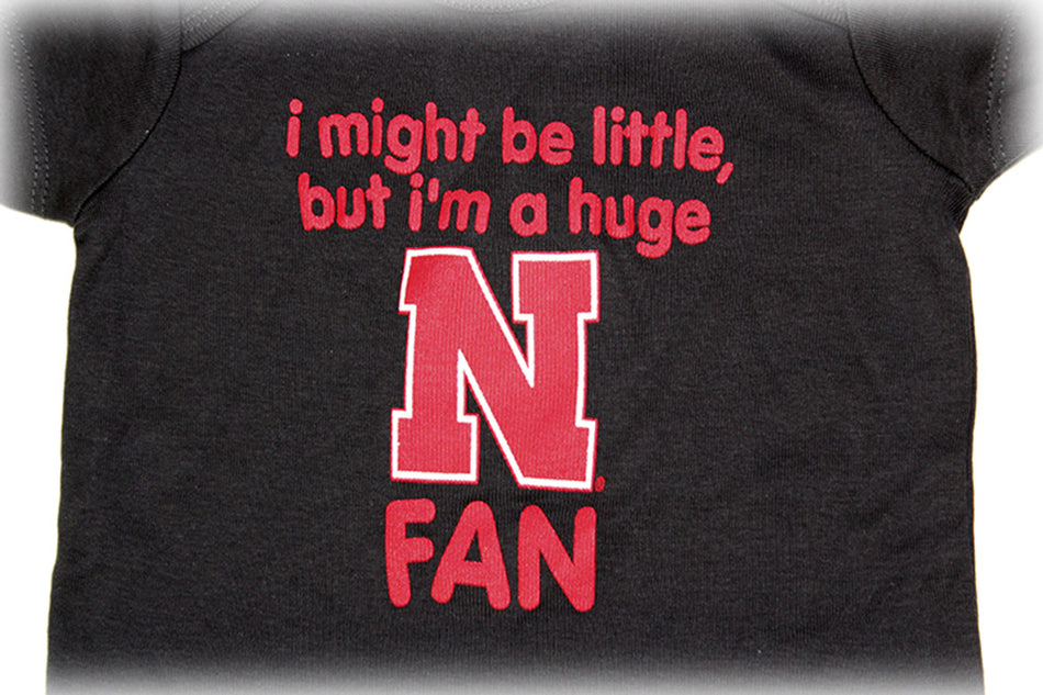 Huge Little Husker Fan Onesie