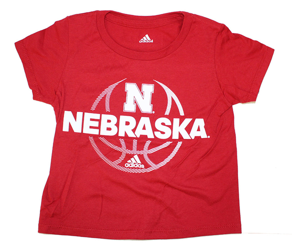 Adidas Husker Bball Fade Away Kids Tee