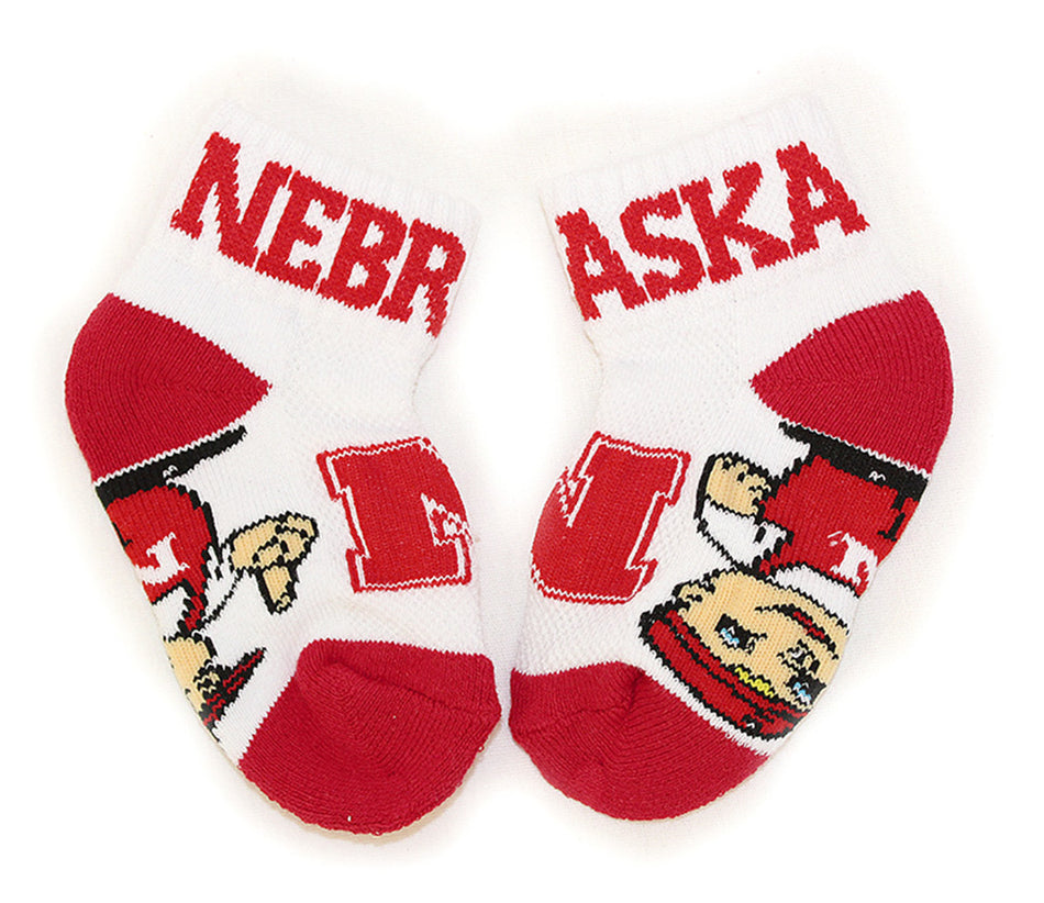 Baby Lil Red Quarter Sock