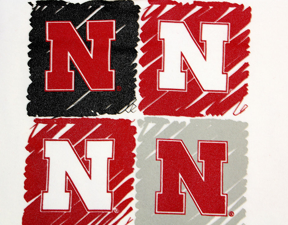 Adidas Nebraska 2 Pack Onesie Creeper Set