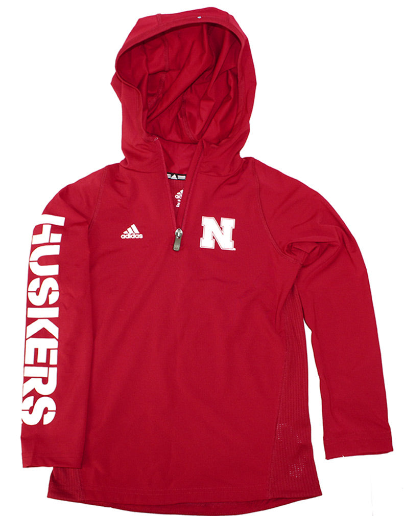 Adidas Kids Nebraska Training Quarter Zip