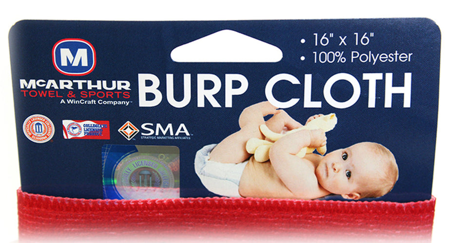 Go Big Red Burp Cloth