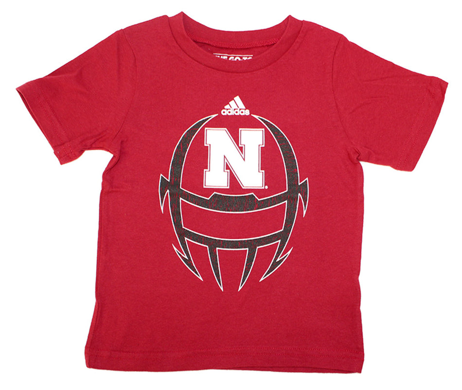 Adidas Huskers Helmet Toddler Tee