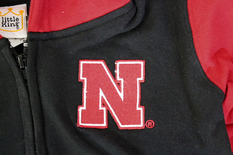 Nebraska N Full Zip Youngsters Hoodie