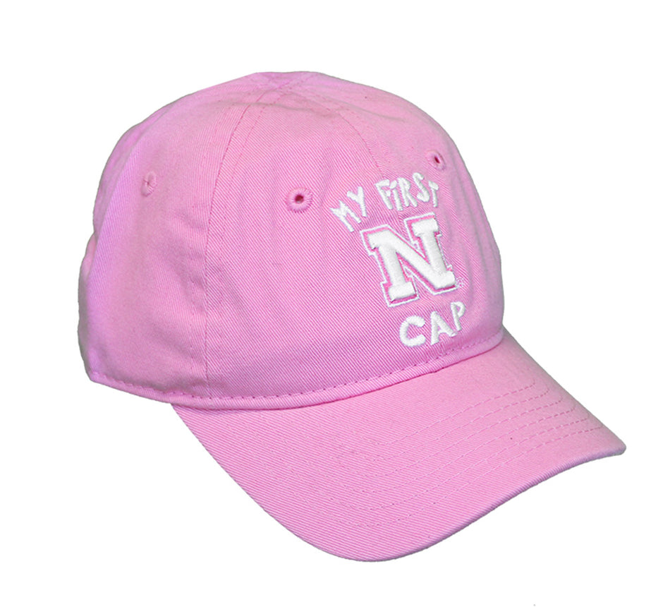 Pink Infant First Nebraska Hat