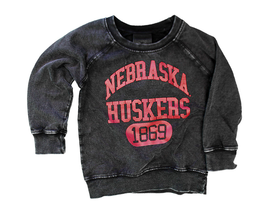 Childrens Nebraska Huskers Edge Fade Sweat