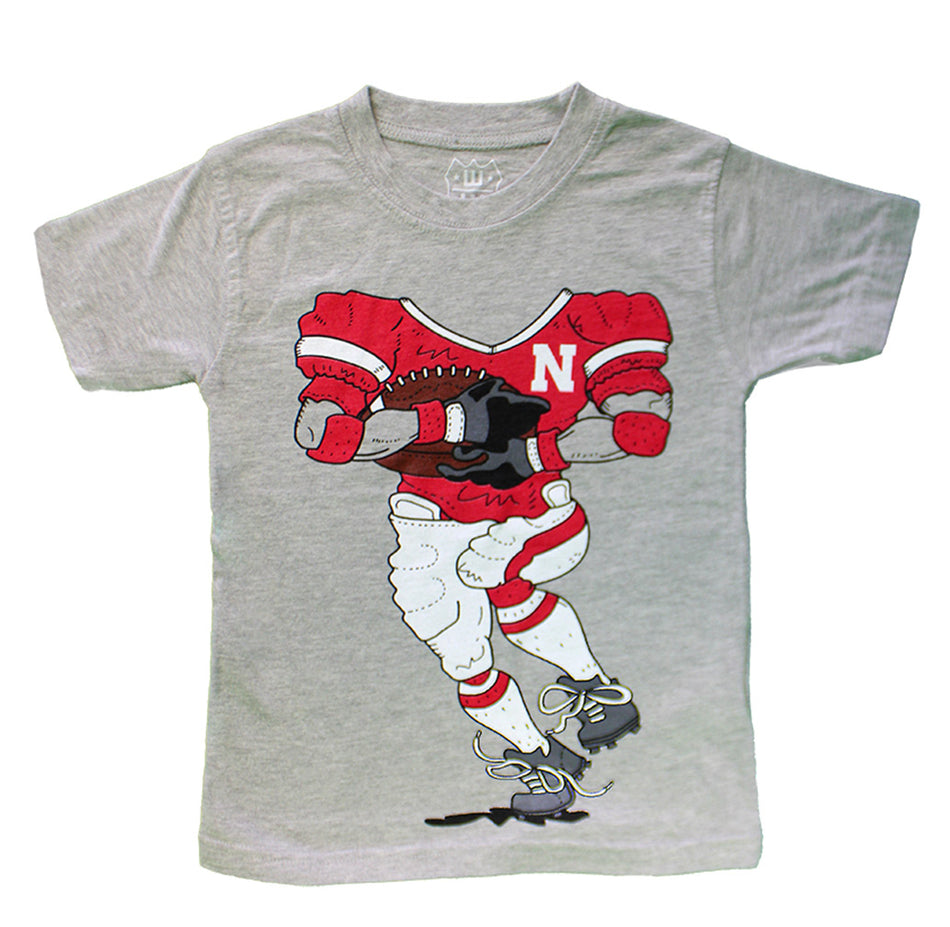 Young Fellas Nebraska Football Player Tee