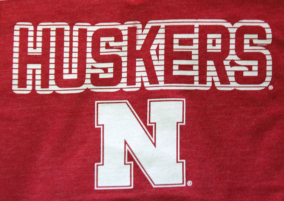 Toddler Girls Nebraska Burn Out Tee