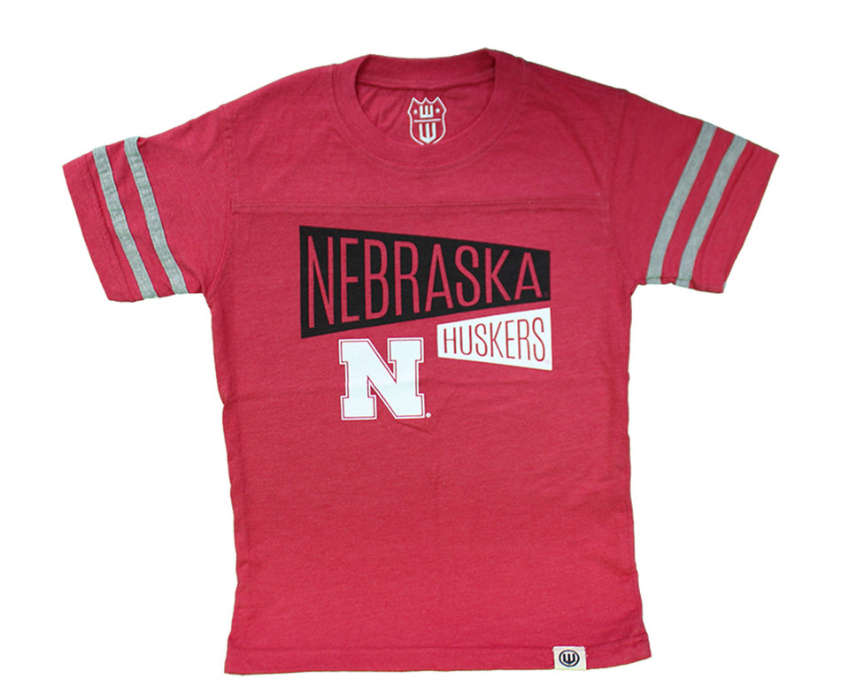 Lil Guys Nebraska Huskers Tri Blend Tee
