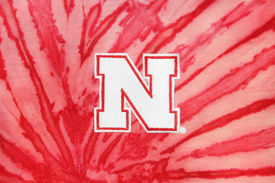 Toddler Girls Nebraska Tie Dye Dress