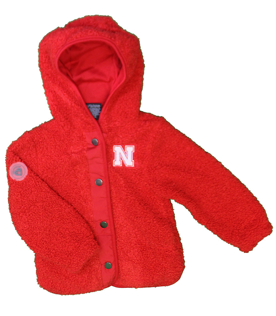Toddler Girls Nebraska Walk In The Park Full Snap Jacket