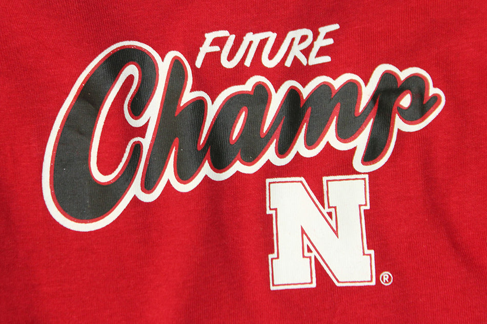 Infant Nebraska Champs Kicker Creeper N Pant
