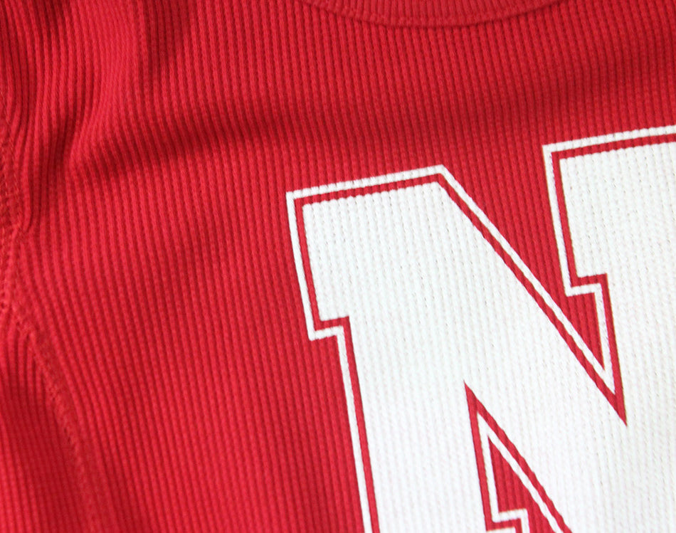 Toddler Boys Nebraska Double Tuck Waffle Crew