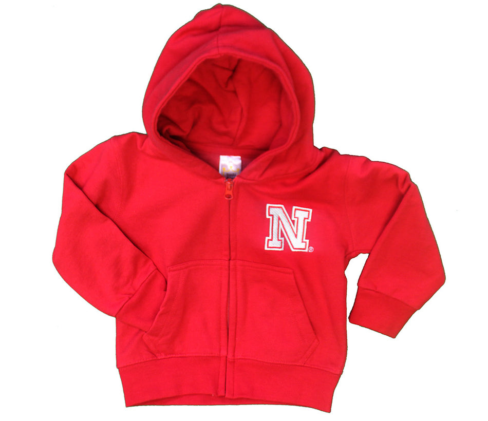 Toddler Nebraska Full Zip Lil King Hoodie