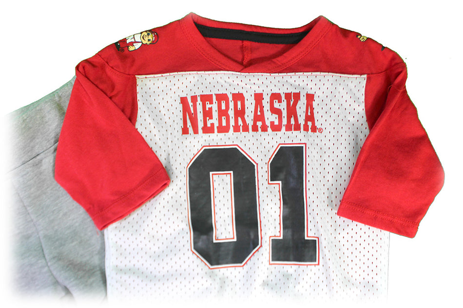 Infant Boys Huskers Jersey Pant Set