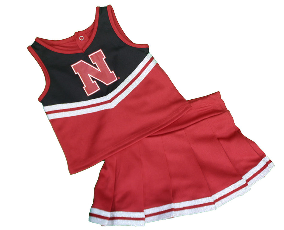 Toddler Girls Nebraska Cheer Set