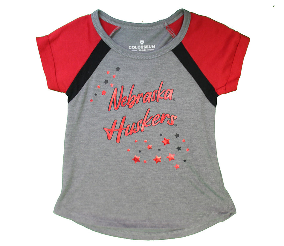 Toddler Girls Nebraska Chloe Shine Tee