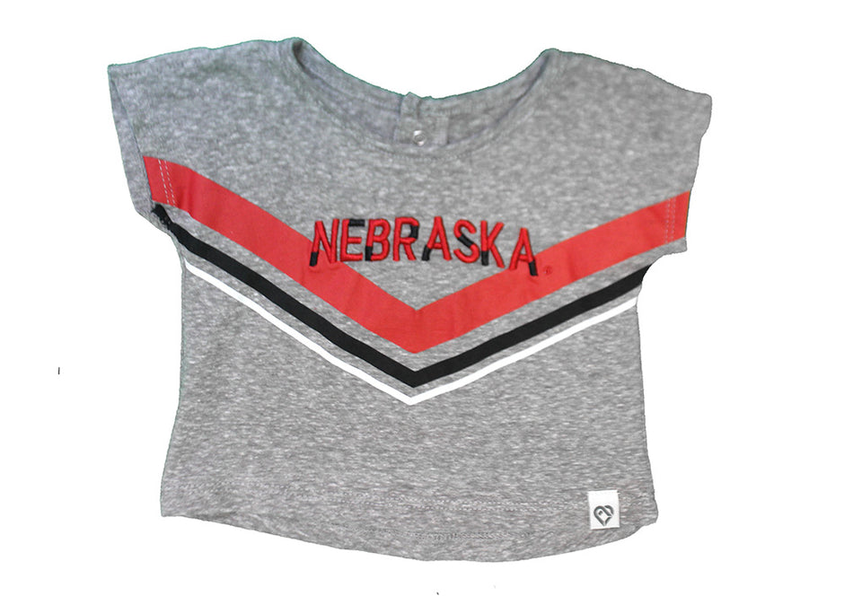 Infant Girls Nebraska Spring Time Two Piece Set