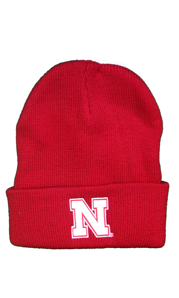 Infant/Toddler Red Nebraska North Pole Cuff Knit Hat