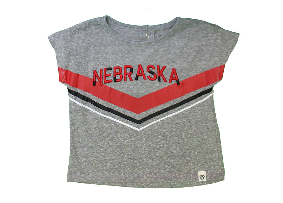 Toddler Girls Nebraska Snowball Short Set