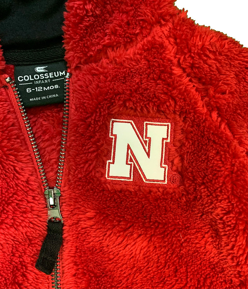 Infant Nebraska Sherpa Romper