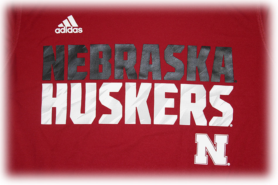 Adidas Huskers Sideline Shock Energy Tee