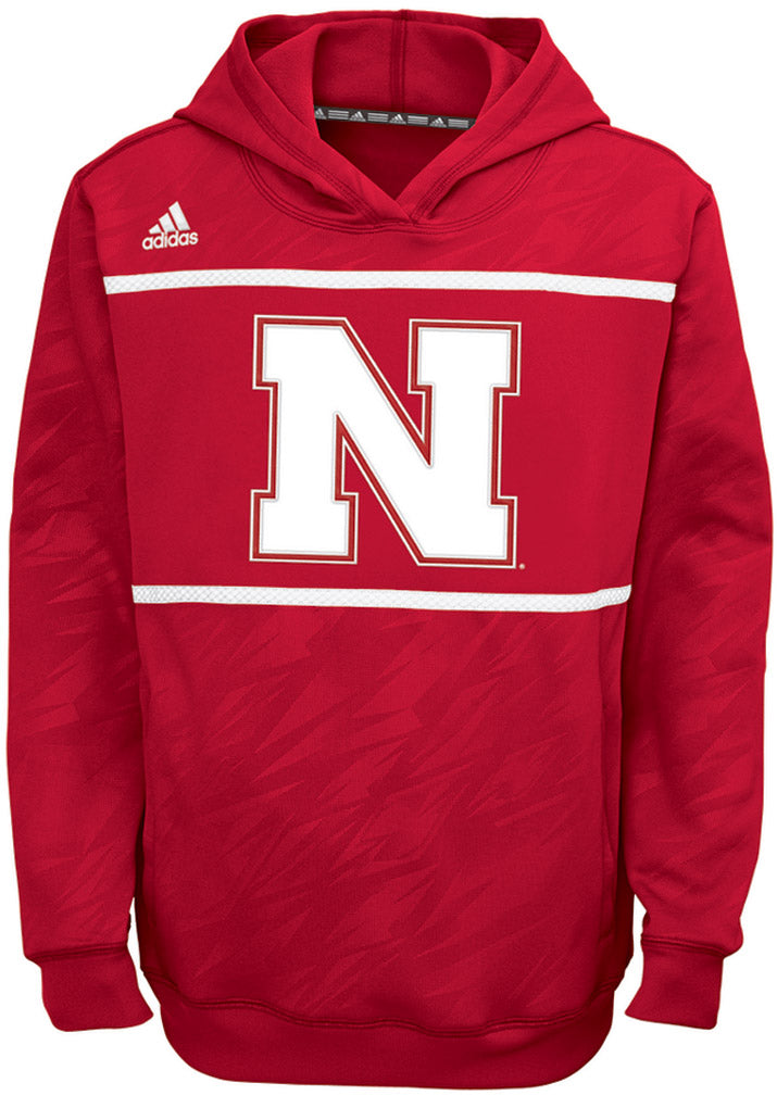 Youth Adidas Huskers Amped Player Hoodie