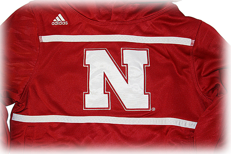 Youth Adidas Huskers Amped Player Hoodie