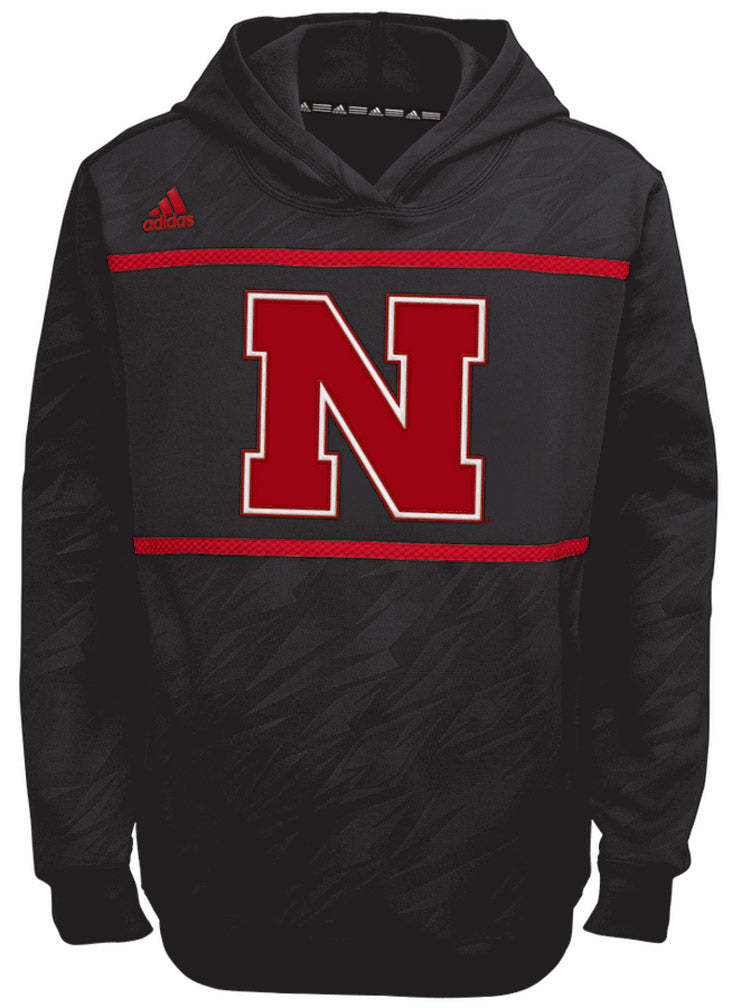 Youth Adidas Huskers Amped Player Hoodie