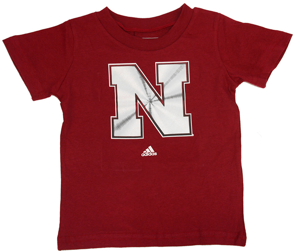 Youth Adidas Husker N Chrome Logo Tee
