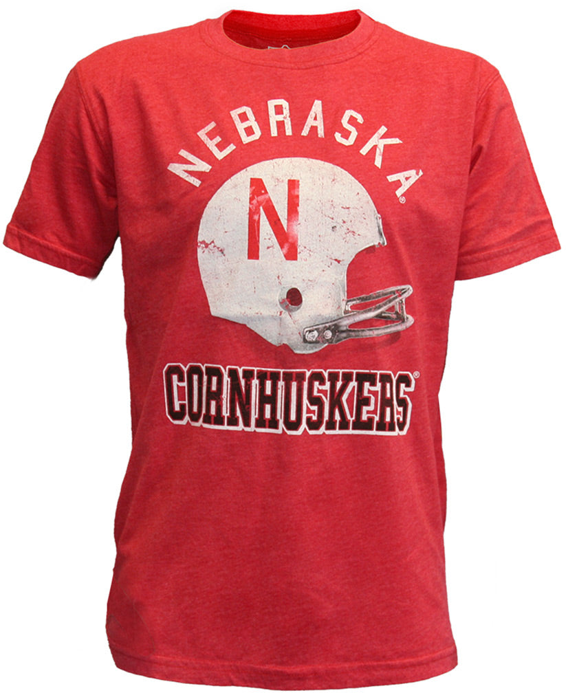 Childrens Nebraska Cornhuskers Football Helmet Tee