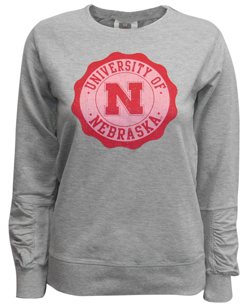 Youth University of Nebraska Crest Crew Neck Sweat